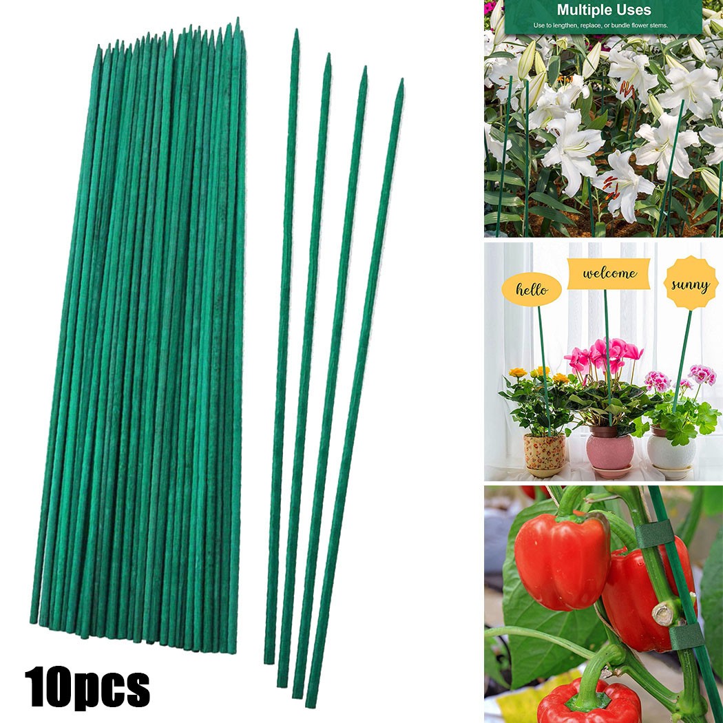 Plant Support Stake - 10 Buah 40Cm Tongkat Penyangga Tanaman