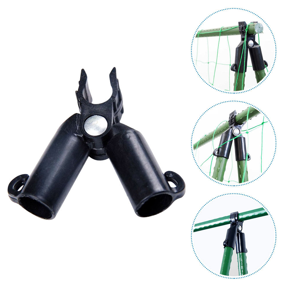 Plant Support Stake - 12 buah Konektor Tiang Taman Plastik,