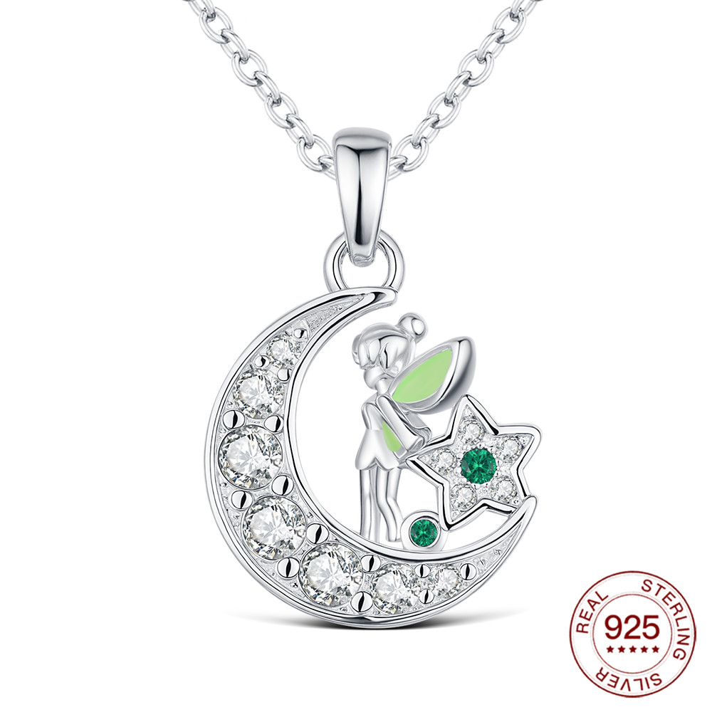 Snake Plant - Kalung Liontin Perak Sterling 925 Motif