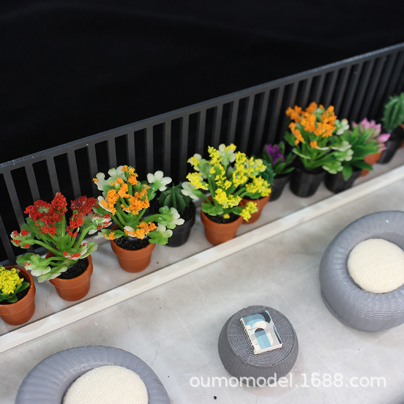 Succulent Set - Tanaman Simulasi Mini Model Bunga Sukulen