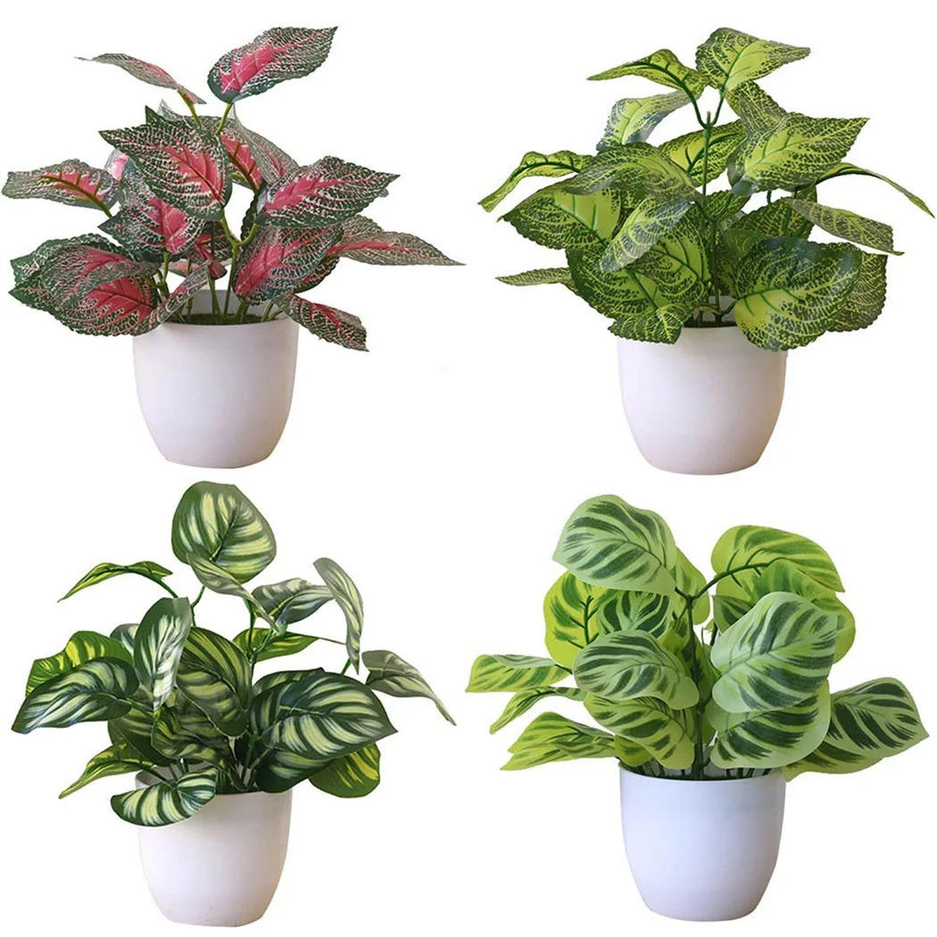 Snake Plant - 1 Buah Pot Tanaman Dedaunan Buatan