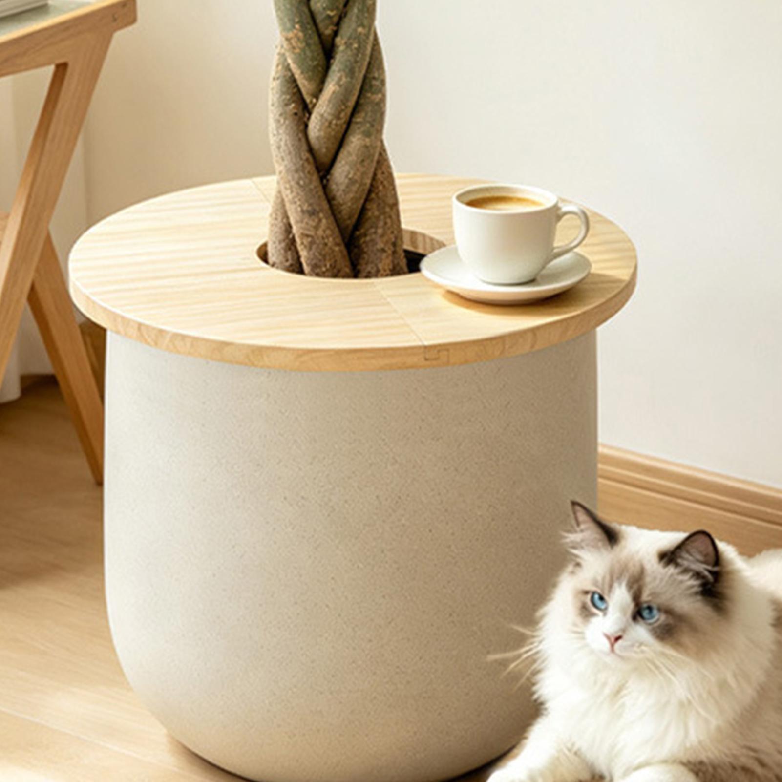Penutup Pot Bunga Kayu, Pelind - Terracotta Pot ulasan dan harga