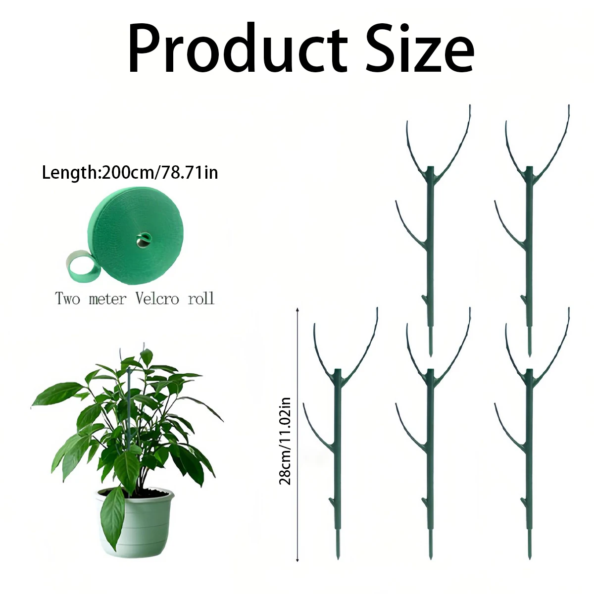 6 Buah Set Penyangga Tanaman M - Plant Support Stake ulasan dan harga