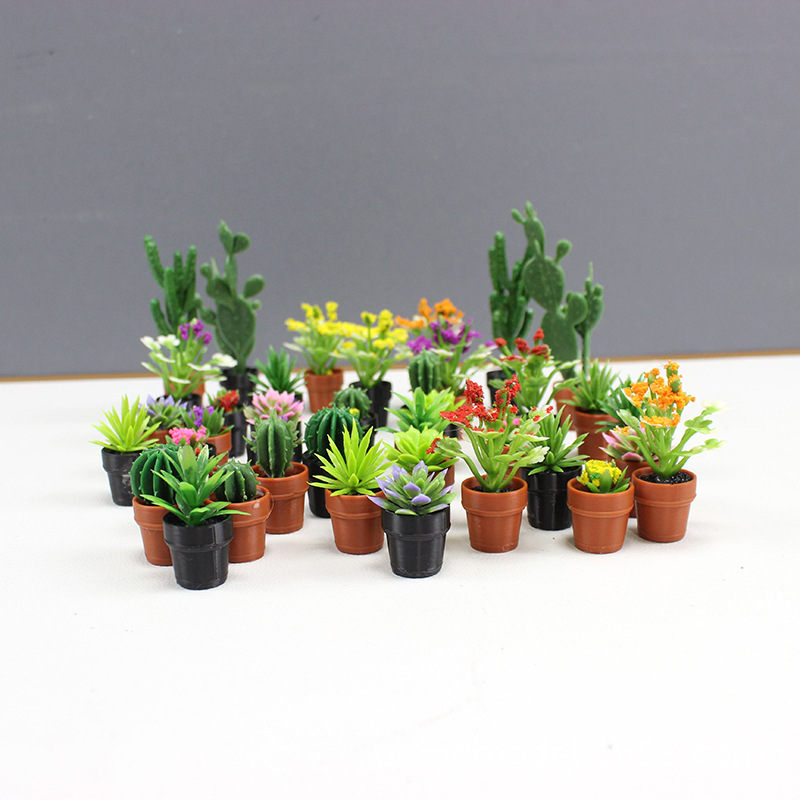 Tanaman Simulasi Mini Model Bu - Succulent Set ulasan dan harga