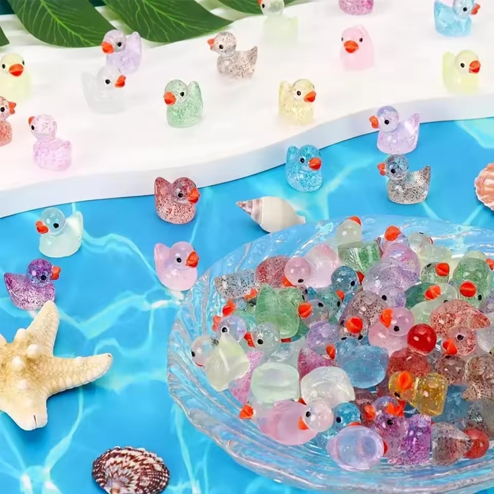 ~ Bebek Miniatur dari Resin de - Pothos ulasan dan harga